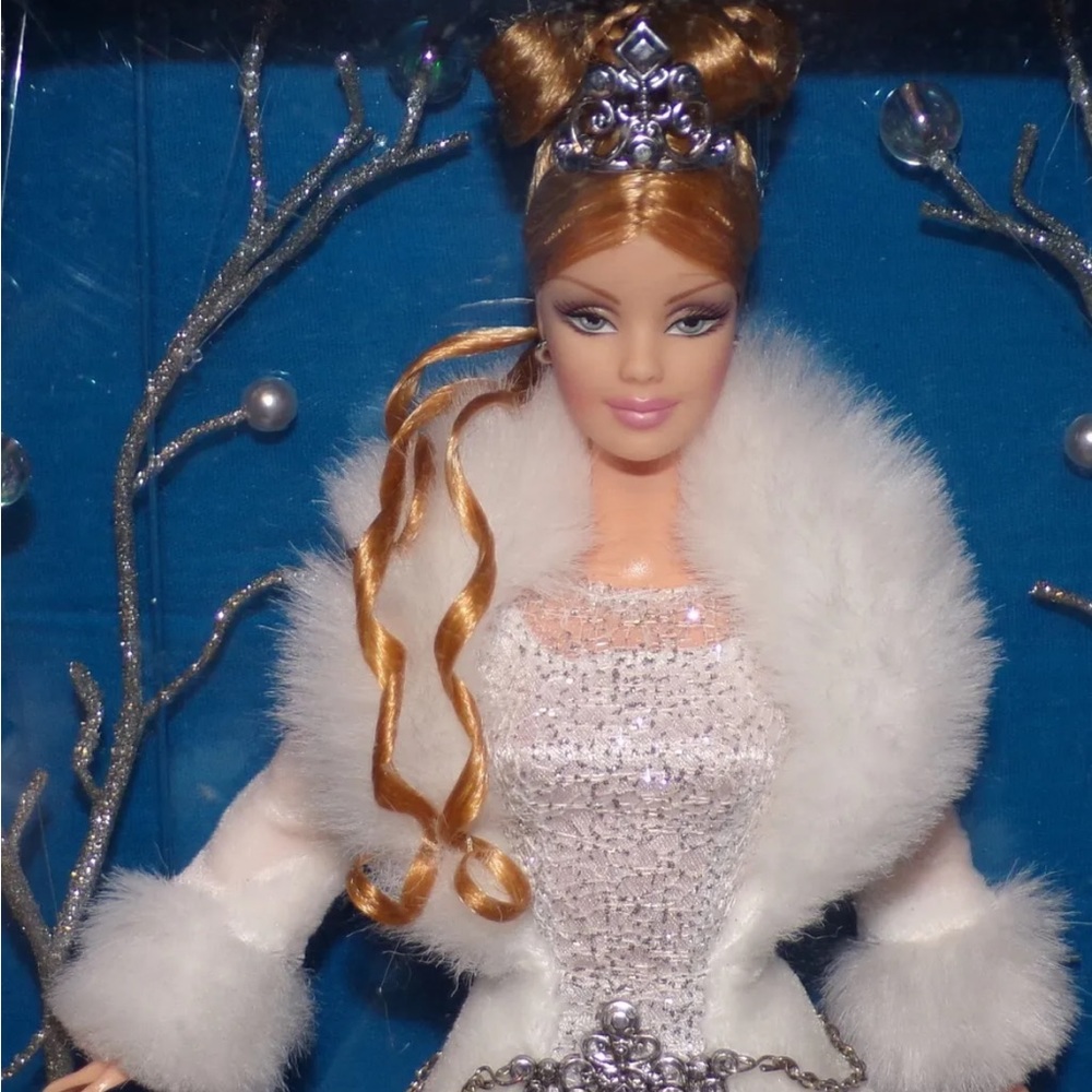 NIB 2003 Special Edition Holiday Visions Winter Fantasy Barbie Doll. - Picture 2 of 4